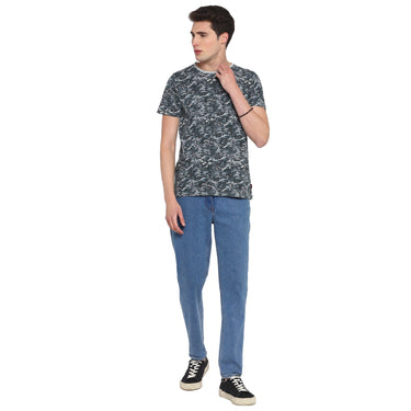 Red Chief Blue Camo T-Shirt for Men 8220250 002