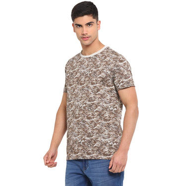 Red Chief Brown Camo T-Shirt for Men 8220250 003