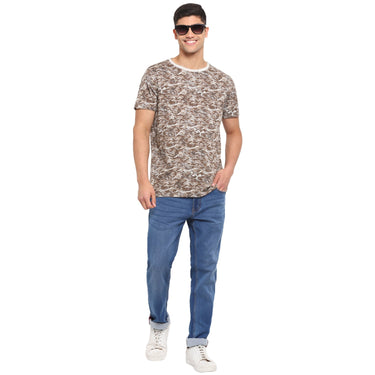 Red Chief Brown Camo T-Shirt for Men 8220250 003