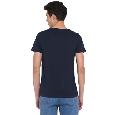 Red Chief Navy Printed T-Shirt for Men 8220253 156