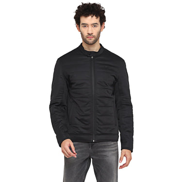 Red Chief Black Solid Jacket for Men 8310150 001