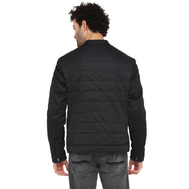 Red Chief Black Solid Jacket for Men 8310150 001