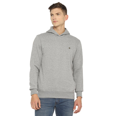 Red Chief Gray Millange Solid Sweatshirt for Men 8310161 G0024