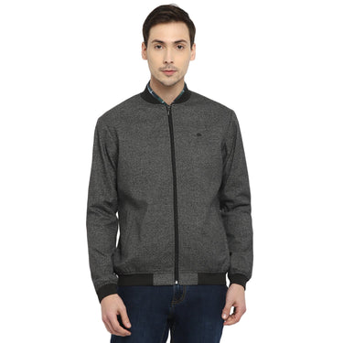Red Chief Black/White Texture Jacket for Men 8310162 F013