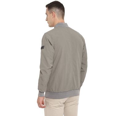 Red Chief Light Gray Solid Jacket for Men 8310168 012
