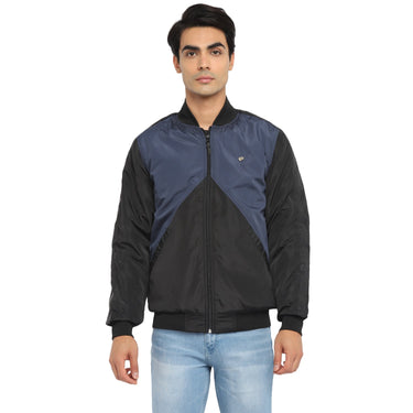 Red Chief Black/Blue Solid Jacket for Men 8310169 069