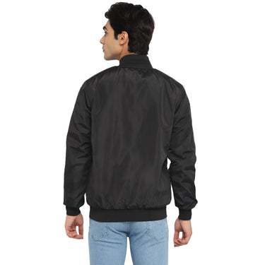 Red Chief Black/Blue Solid Jacket for Men 8310169 069