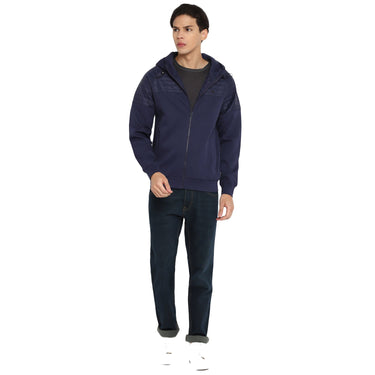 Red Chief Navy Solid Sweatshirt for Men 8310171 156