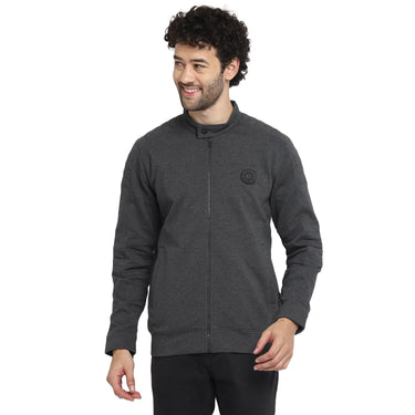 Red Chief Dark Gray Texture Sweatshirt for Men 8310183 993