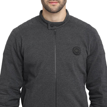 Red Chief Dark Gray Texture Sweatshirt for Men 8310183 993
