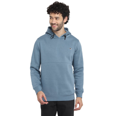 Red Chief Light Blue Solid Sweatshirt for Men 8310187 081