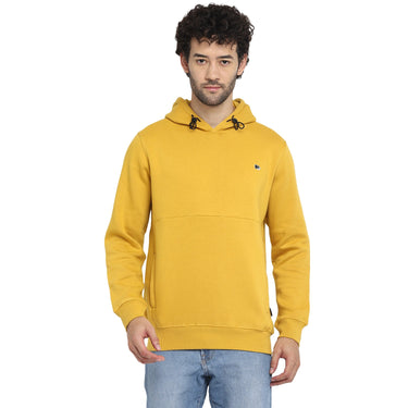 Red Chief Mustard Solid Sweatshirt for Men 8310187 426