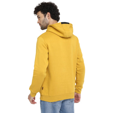 Red Chief Mustard Solid Sweatshirt for Men 8310187 426
