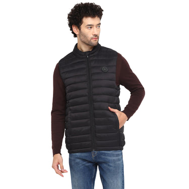 Red Chief Black Solid Jacket for Men 8310189 001