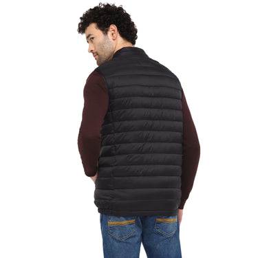 Red Chief Black Solid Jacket for Men 8310189 001