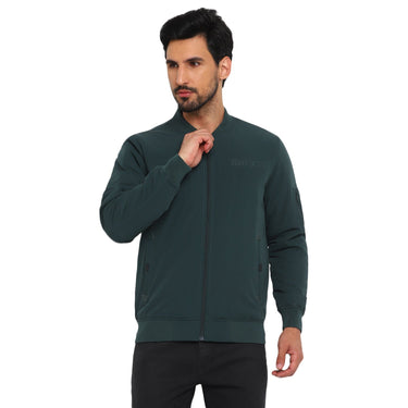 Red Chief Green Solid Jacket for Men 8310192 025