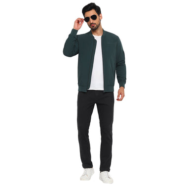 Red Chief Green Solid Jacket for Men 8310192 025