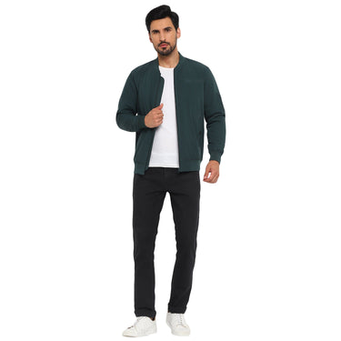 Red Chief Green Solid Jacket for Men 8310192 025