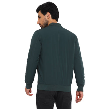 Red Chief Green Solid Jacket for Men 8310192 025