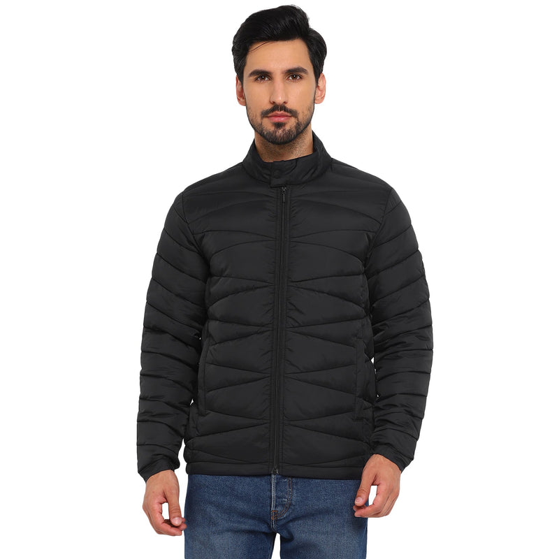 Red Chief Black Texture Jacket for Men 8310193 001