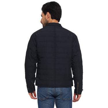 Red Chief Navy Texture Jacket for Men 8310194 156