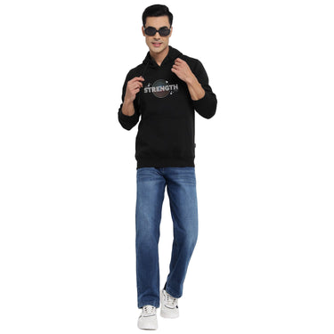 Red Chief Black Sweatshirt for Men 8310214 001