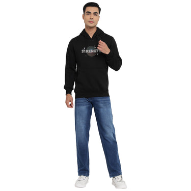 Red Chief Black Sweatshirt for Men 8310214 001