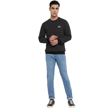 Red Chief Grey/Black Sweatshirt for Men 8310219 865