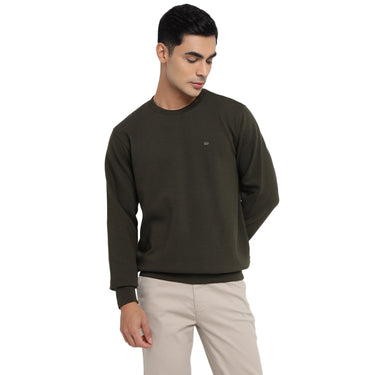 Red Chief Olive Sweatshirt for Men 8310220 124