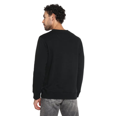 RED CHIEF Black Cotton Poly Sweat Shirt for Men 8310238 001
