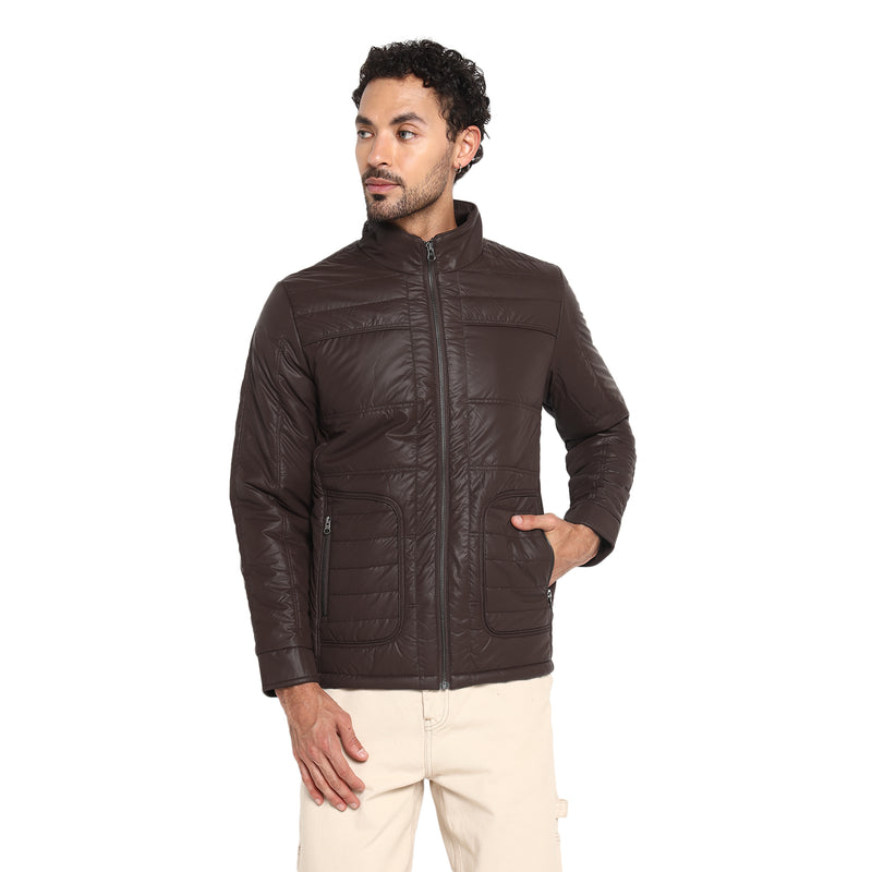 RED CHIEF Maroon Poly Nylon Jacket for Men 8310245 376