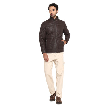 RED CHIEF Maroon Poly Nylon Jacket for Men 8310245 376