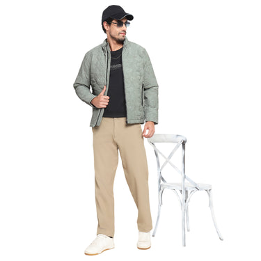 RED CHIEF Olive Polyester Jacket for Men 8310241 124