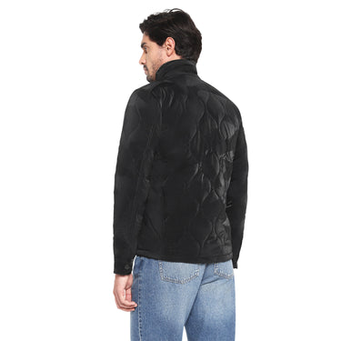 RED CHIEF Black Poly Nylon Jacket for Men 8310246 001