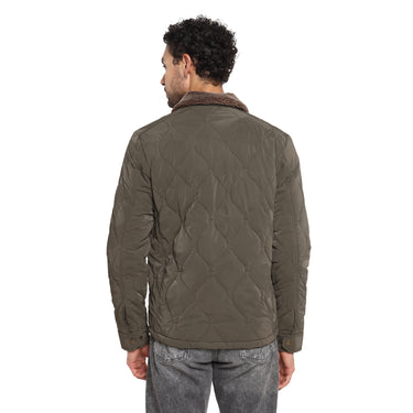 RED CHIEF Olive Poly Nylon Jacket for Men 8310246 124