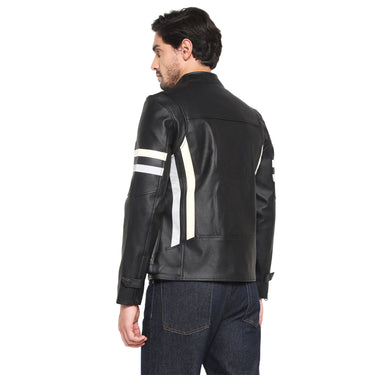 RED CHIEF Black Polyurethane Jacket for Men 8310258 001