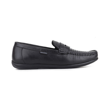 Red Chief Black Formal Loafer Shoes for Men RC4040 001