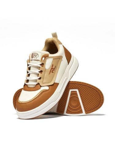 Red Chief Sports Brown-Beige Sneakers For Man  C6003 F027