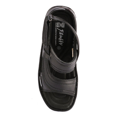 Red Chief Black Sandal for Men RC247N 001