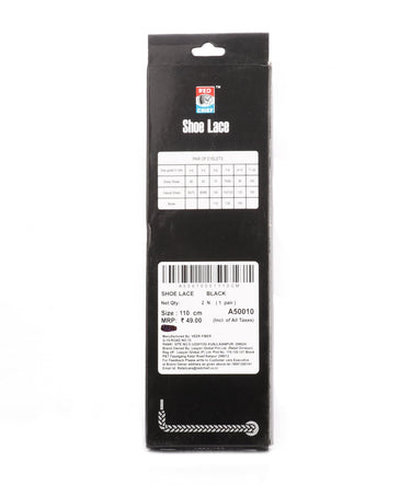 Red Chief Black Shoe Lace for Men A50010 001