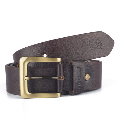 RED CHIEF Brown Leather Belt for Men A80321 003