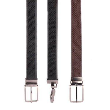 Red Chief Black/Brown Belt for Men A80350 117