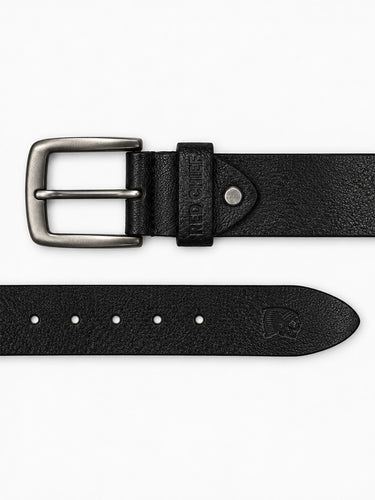 Red Chief Men's Black 100% Genuine Leather Casual Belt | A80423 001