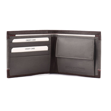 Red Chief Brown Grey Wallet for Men A90122 1250