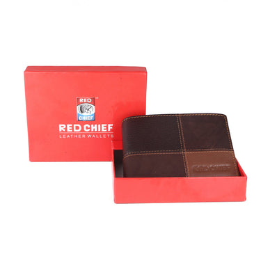 Red Chief Brown/Tan Wallet for Men A90151 035