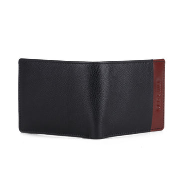 RED CHIEF Maroon/Black Leather Wallet for Men A90158 G00213
