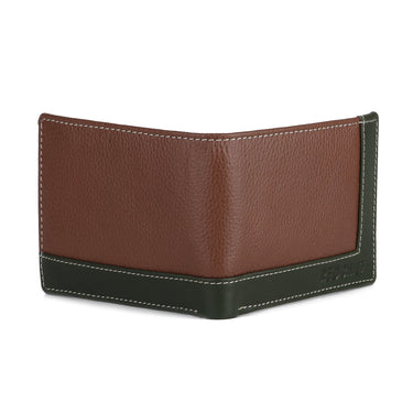 RED CHIEF Green/Ten Leather Wallet for Men A90159 139