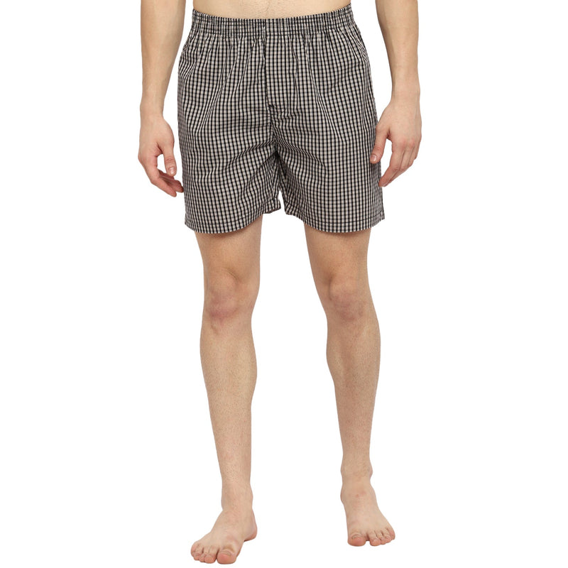 Red Chief Black/Grey Boxer for Men B20010 104