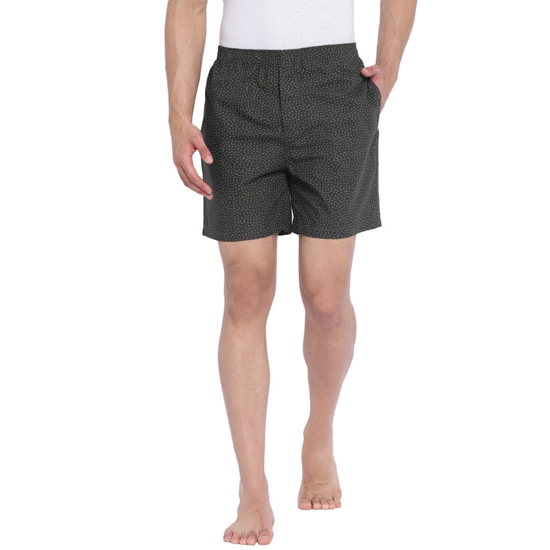 Red Chief Black Boxer for Men B20011 001