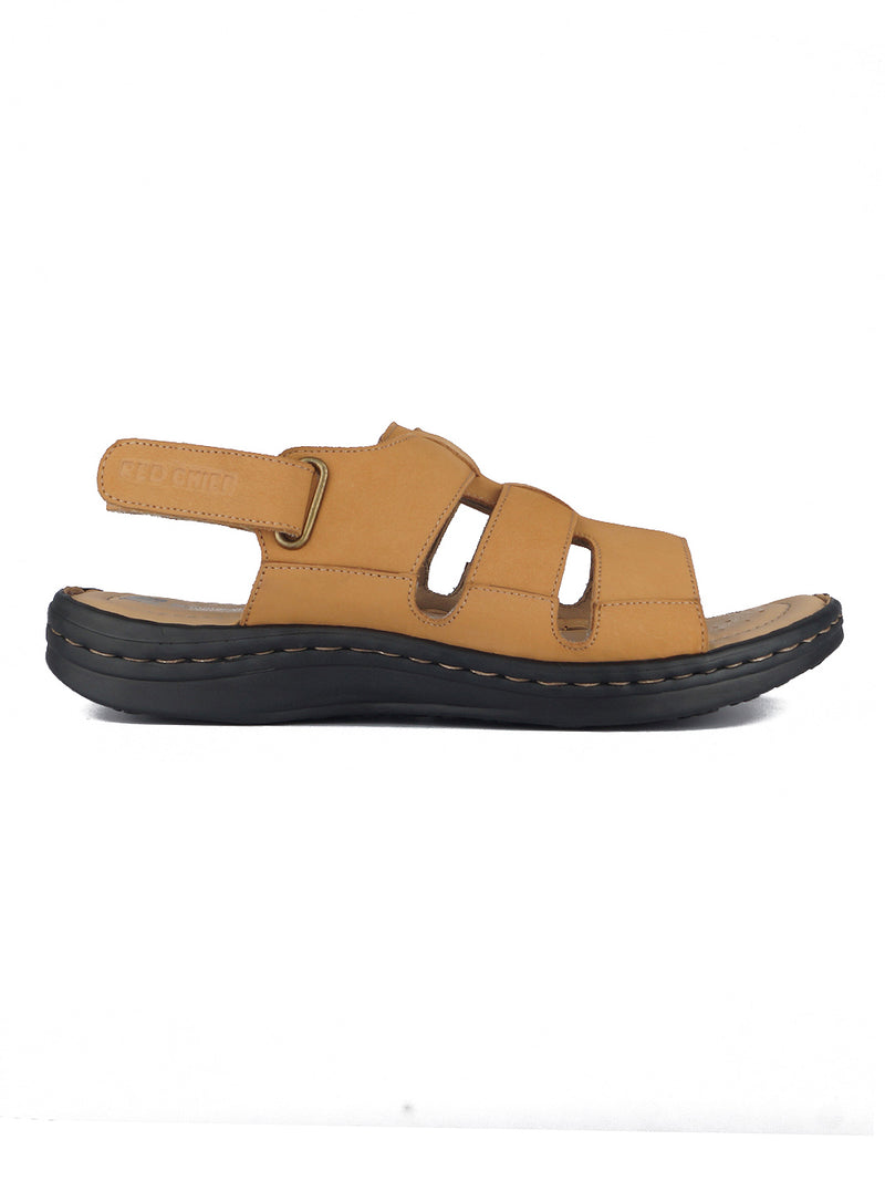 RED CHIEF Rust Leather Sandal for Men RC3677 022